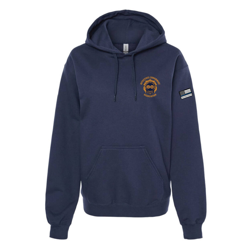 Navy Softstyle® Midweight Hooded Sweatshirt