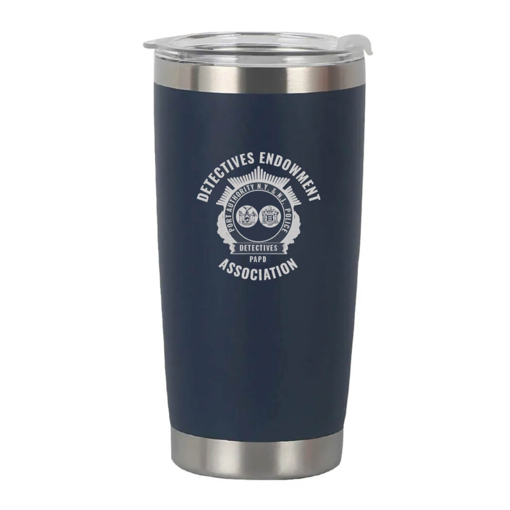 Port Authority NY & NJ Police | Detectives Endowment Association 20oz Stainless Steel Vacuum Insulated Tumbler With Lid