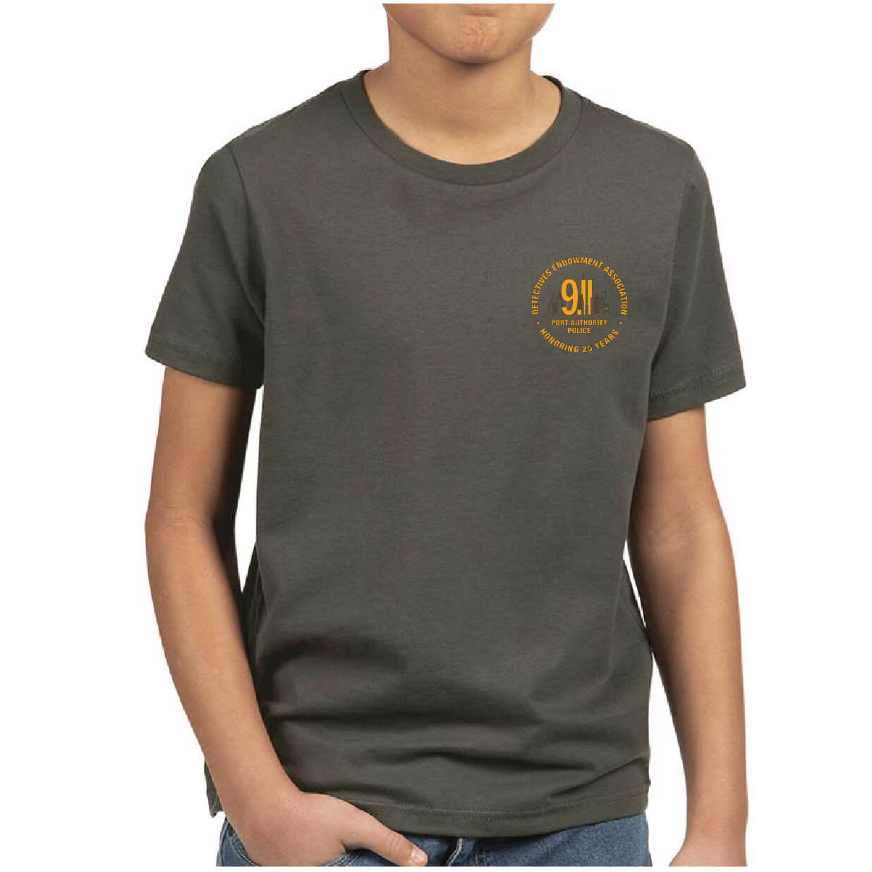 Youth Heavy Metal 9/11 Never Forget T-Shirt Front